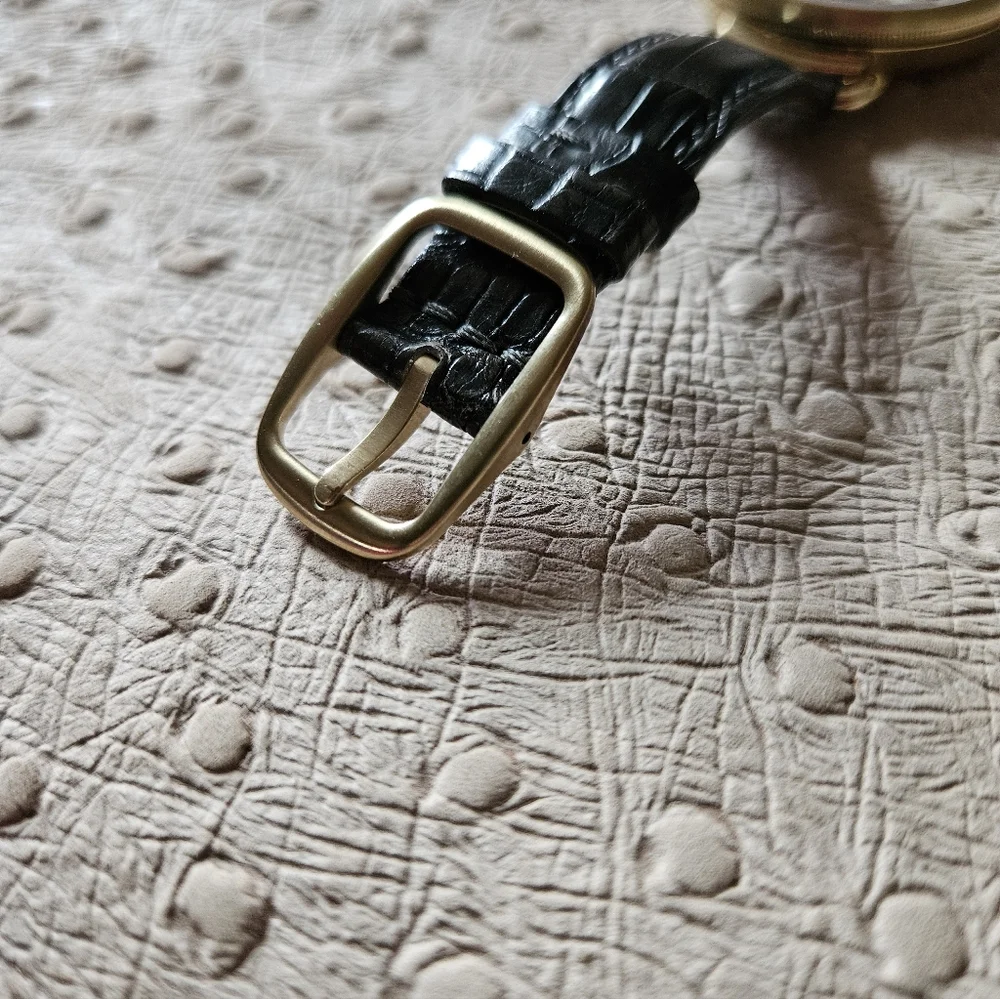 Shinola Gold Case with Brown Leather Strap Watch - Picture 6 of 12